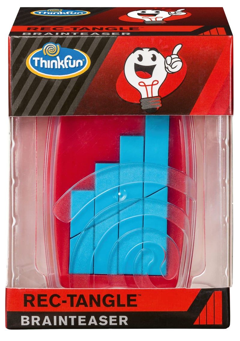 thinkfun Think Fun Pocket Brainteasers - Rec-tangle Puzzle Game and STEM Toy for Boys and Girls Age 8 and Up - Image 2